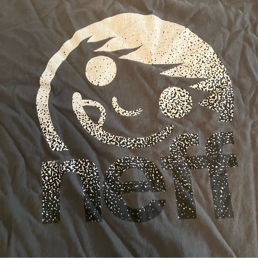 Neff Charcoal Tee with Iconic Logo